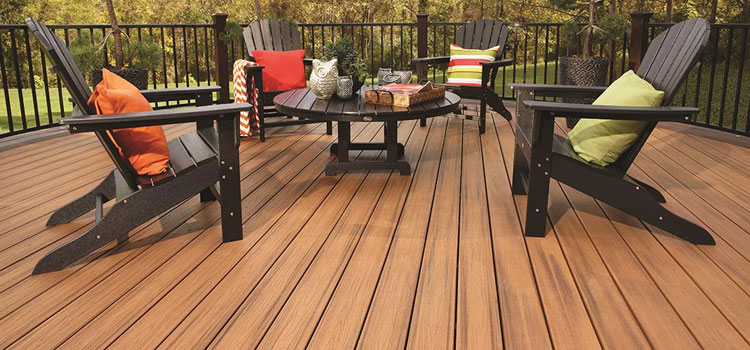 Black TREX Decking in Burbank, CA