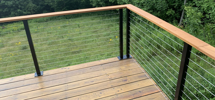 Installing Deck Cable Railing in Burbank, CA