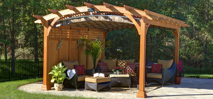 Modern Wood Pergola Installation in Burbank, CA